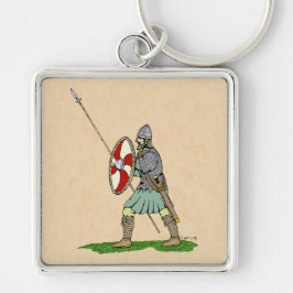 Chaveiro Guerreiro Medieval Inglês/Saxão