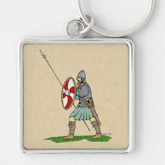Chaveiro Guerreiro Medieval Inglês/Saxão (Frente)