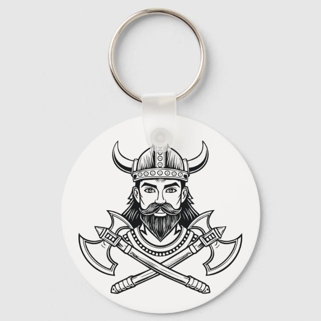 Chaveiro guerreiro viking (Frente)