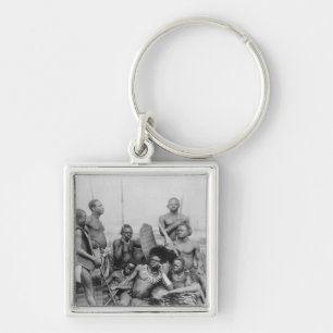 Chaveiro Guerreiros, Congo Belga, 1894