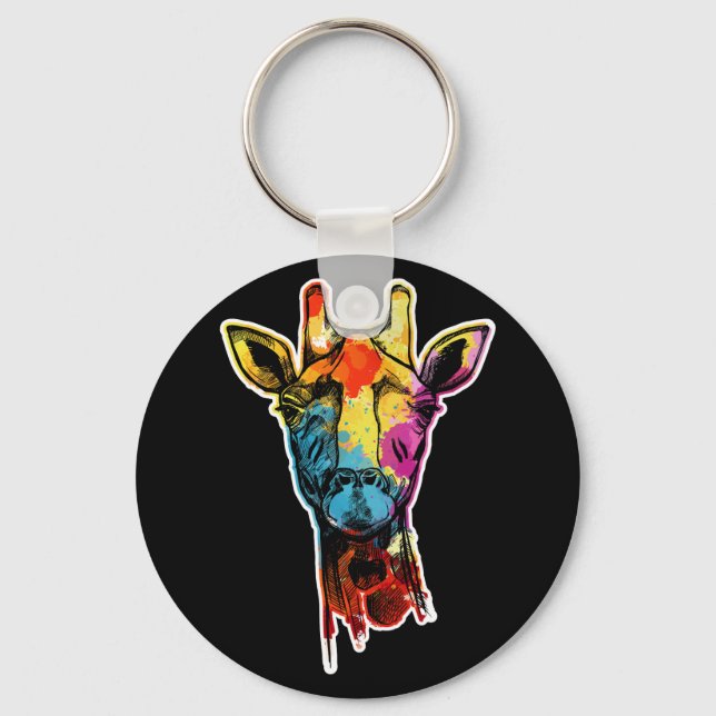 Chaveiro Guiné Pig Christmas Reindet Lights (Frente)