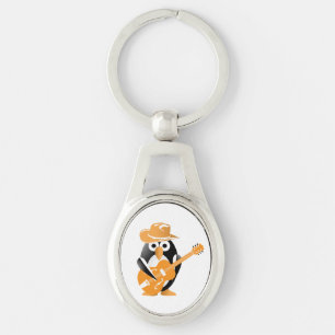 Chaveiro Guitarista pinguim