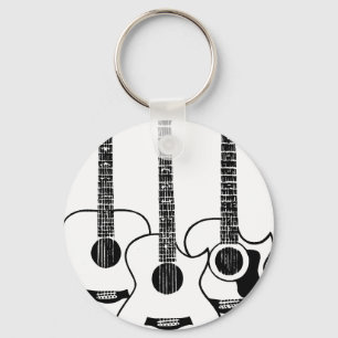 Chaveiro guitarra acústicas simples