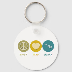 Chaveiro Guitarra do amor da paz