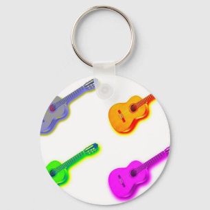Chaveiro Guitarra Espanhola Clássica de pop Art