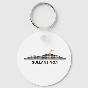 Chaveiro Gullane Golf Presente de Golfe Escocês Tartan