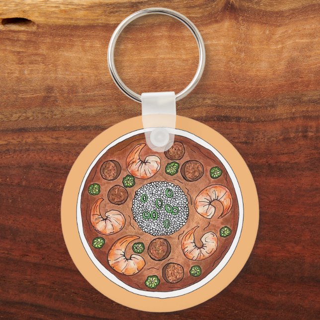 Chaveiro Gumbo Soup Louisiana LA New Orleans NOLA Comida (Verso)