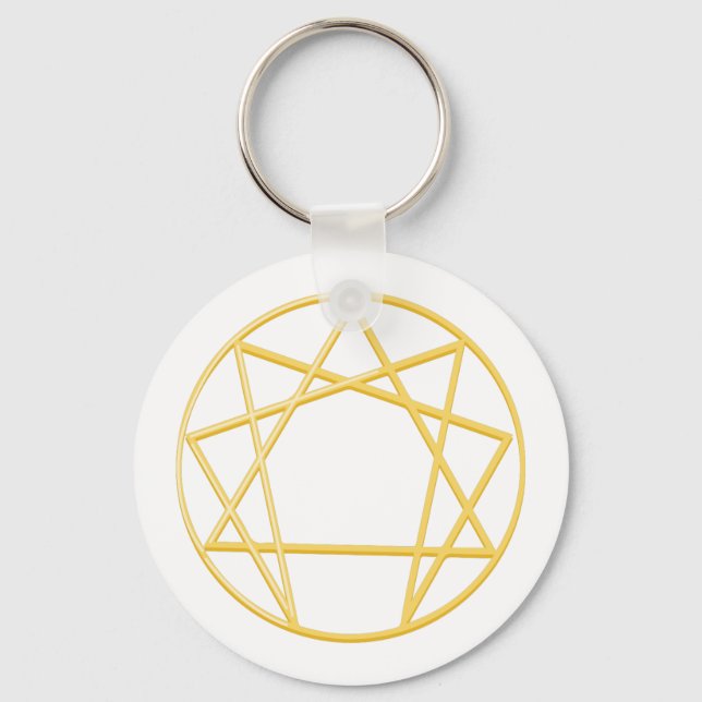 Chaveiro Gurdjieffs Anneagram (Frente)