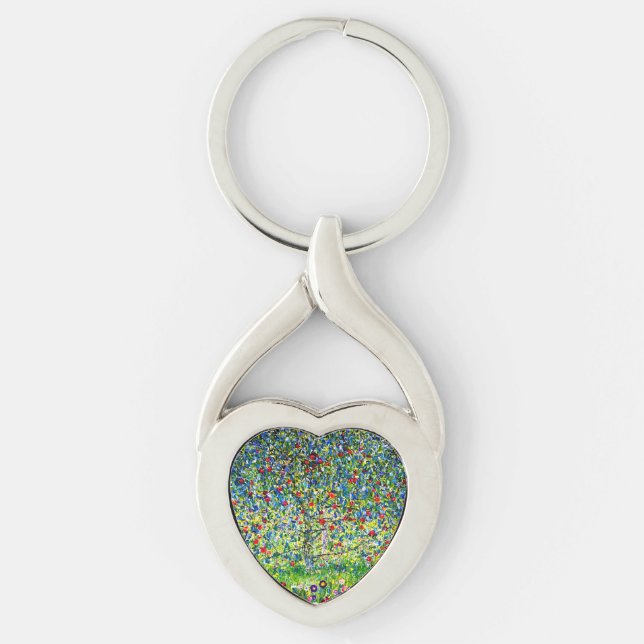 Chaveiro Gustav Klimt Árvore de Maçã (Frente)