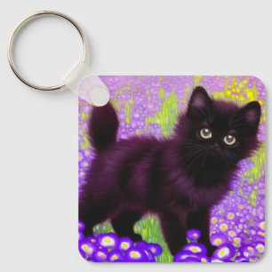 Chaveiro Gustav Klimt Black Kitten