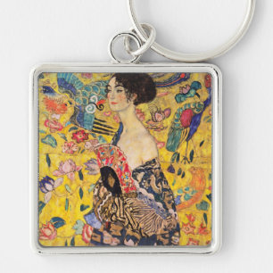Chaveiro Gustav Klimt - Dama com Leque
