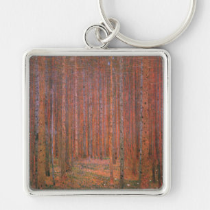 Chaveiro Gustav Klimt Floresta de Abetos Tannenwald Árvores