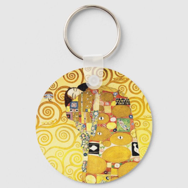 Chaveiro Gustav Klimt Fulfillment Amplia Arte Fina (Frente)