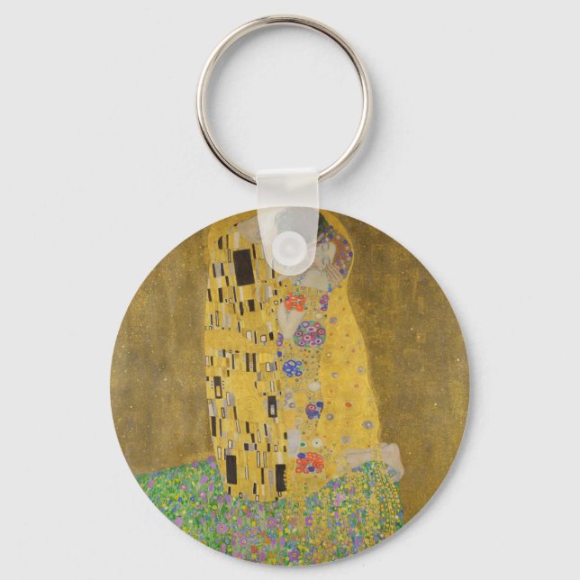 Chaveiro Gustav Klimt "O Beijo" (Frente)