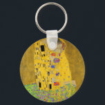 Chaveiro Gustav Klimt O Beijo<br><div class="desc">O Beijo pintado por Gustav Klimt.</div>