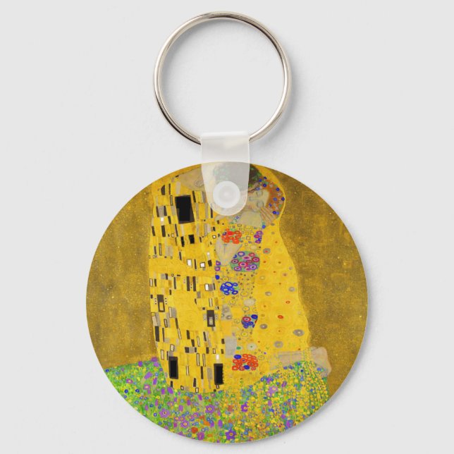 Chaveiro Gustav Klimt O Beijo (Frente)