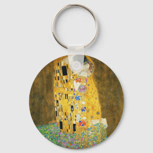 Chaveiro Gustav Klimt O Beijo Vintage Art Nouveau Painting