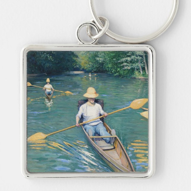 Chaveiro Gustave Caillebotte - Barcos no Yerres (Frente)