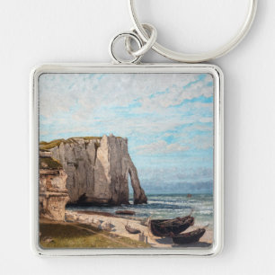 Chaveiro Gustave Courbet - Falésias em Etretat após Tempest
