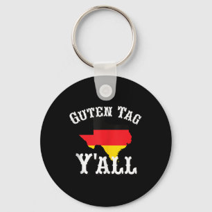 Chaveiro Guten Tag Yall Texas German Heritage Texan Tank To
