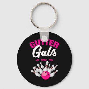 Chaveiro Gutter Gals Nome de Equipe de Boliche Engraçado pa