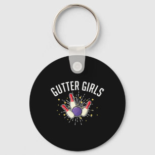 Chaveiro Gutter Girls Para Uma Equipe Feminina De Boliche G
