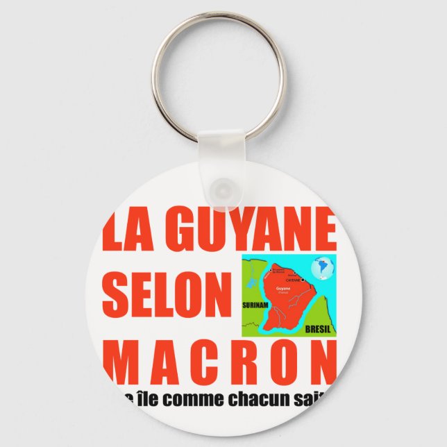 Chaveiro Guyane selon Macron est une île (Frente)