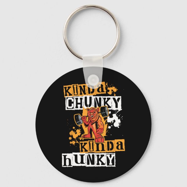 Chaveiro Gym Workout Malhação Engraçado Diabo Uni Chunky-hu (Frente)