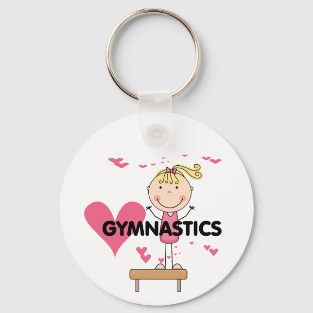 Chaveiro GYMNASTICS - Camisetas e presentes de ginástica de (Frente)