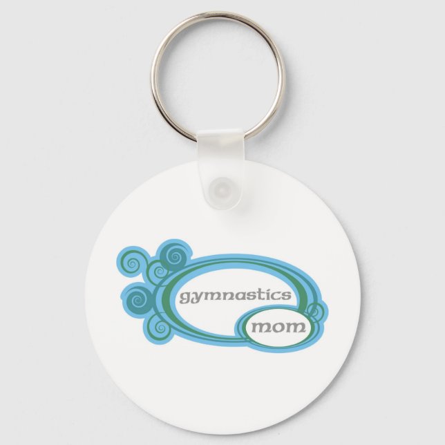 Chaveiro Gymnastics Mom (Frente)