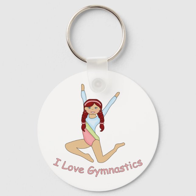 Chaveiro Gymnastics Redhead (Frente)