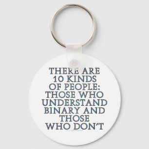 Chaveiro Há 10 tipos de pessoas...