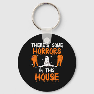Chaveiro Há alguns horrores nesta casa Ghost Pumpkin H