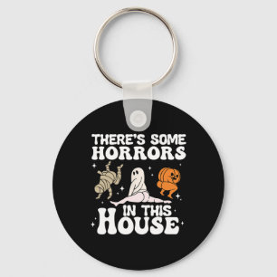 Chaveiro Há alguns horrores nesta casa Ghost Pumpkin H