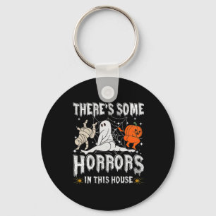 Chaveiro Há alguns horrores nesta casa Ghost Pumpkin H