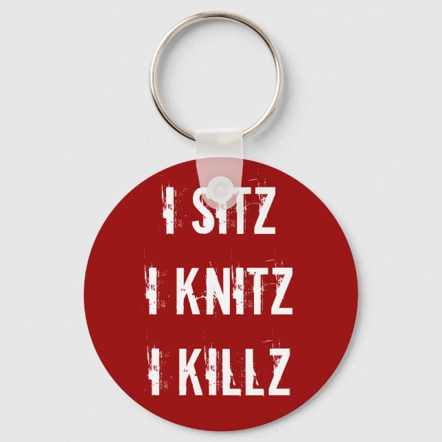 CHAVEIRO HA - Sitz Knitz Killz (Frente)