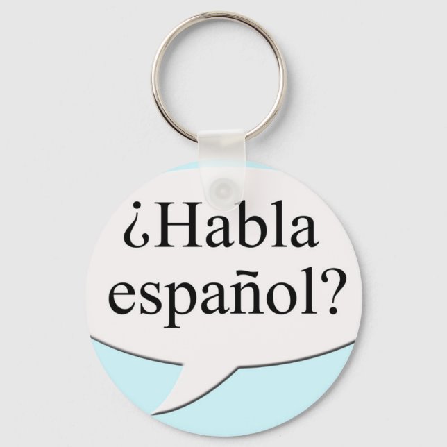 Chaveiro Habla español? Você fala espanhol? (Frente)