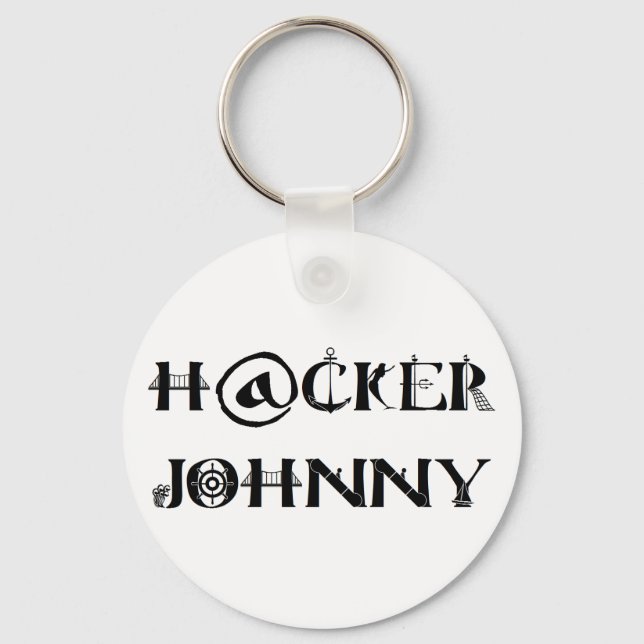 Chaveiro hacker johnny (Frente)