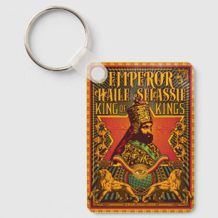 Chaveiro Haile Selassie I Jah Rastafari Rasta Reggae Raízes
