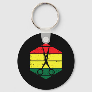 Chaveiro Hair-stylist Juntet-Blm Black History Hairdres