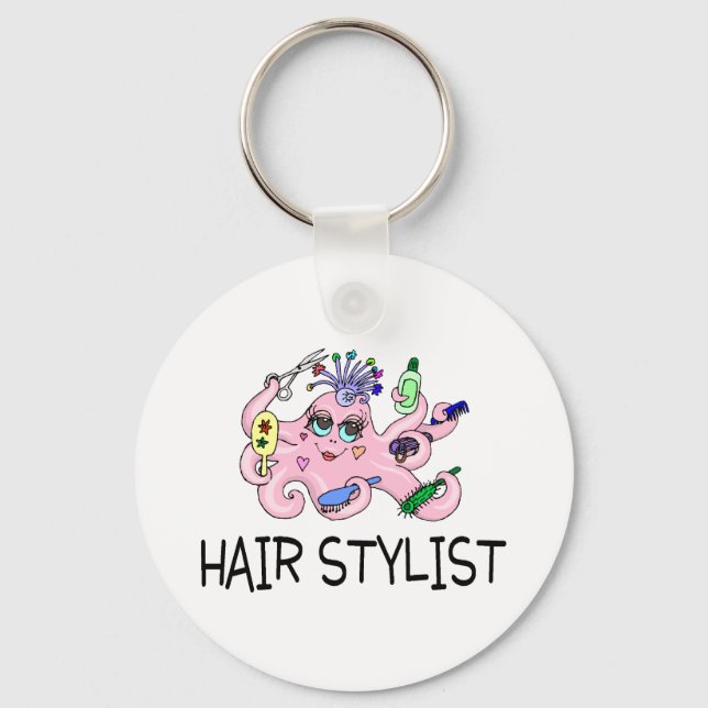 Chaveiro Hair Stylist Octopus (Frente)