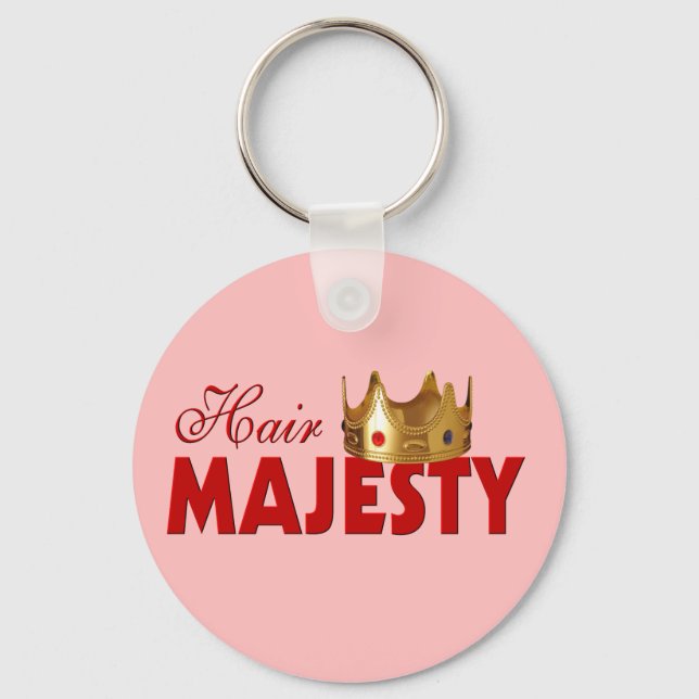 Chaveiro Hairstylist Engraçado (Frente)