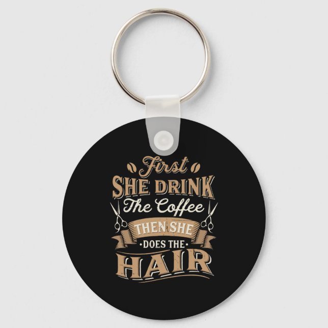 Chaveiro Hairstylist Hairdresser Gift (Frente)