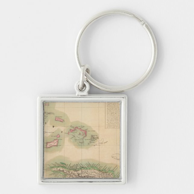 Chaveiro Haiti e República Dominicana Set 68 (Frente)