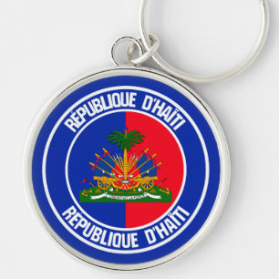 Chaveiro Haiti Round Emblem