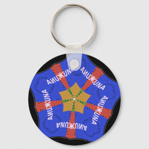 Chaveiro Hakuna Matata Azul Iridiscendente