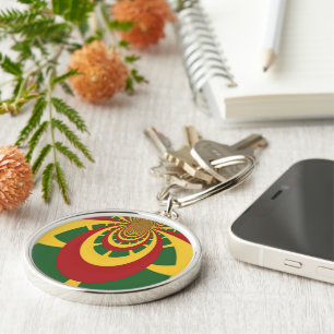 Chaveiro Hakuna Matata LEGAL RETRO Jamaica Rasta Cores