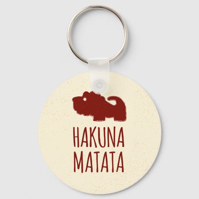 Chaveiro Hakuna Matata Lion (Frente)