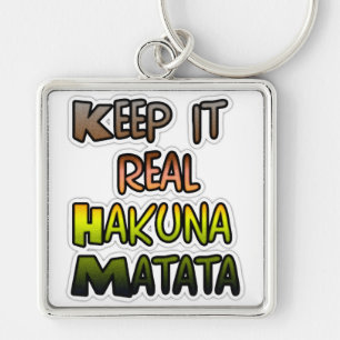 Chaveiro Hakuna Matata Mantém Os Presentes Reais