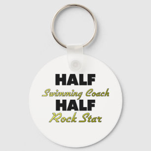 Chaveiro Half Natation Coach Half Rock Star